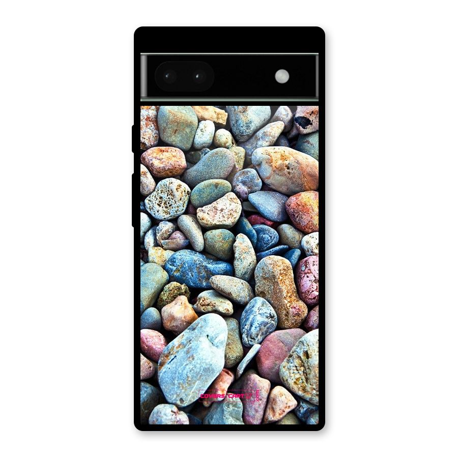 Pebbles Glass Back Case for Google Pixel 6a