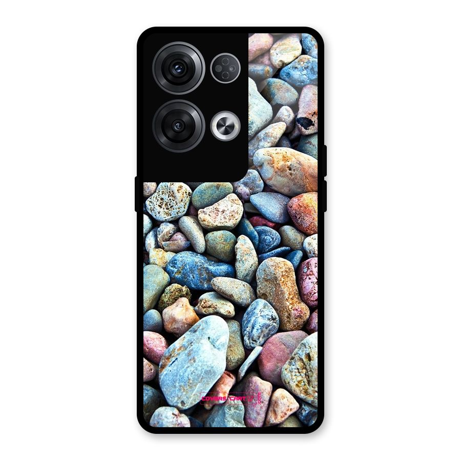 Pebbles Glass Back Case for Oppo Reno8 Pro 5G