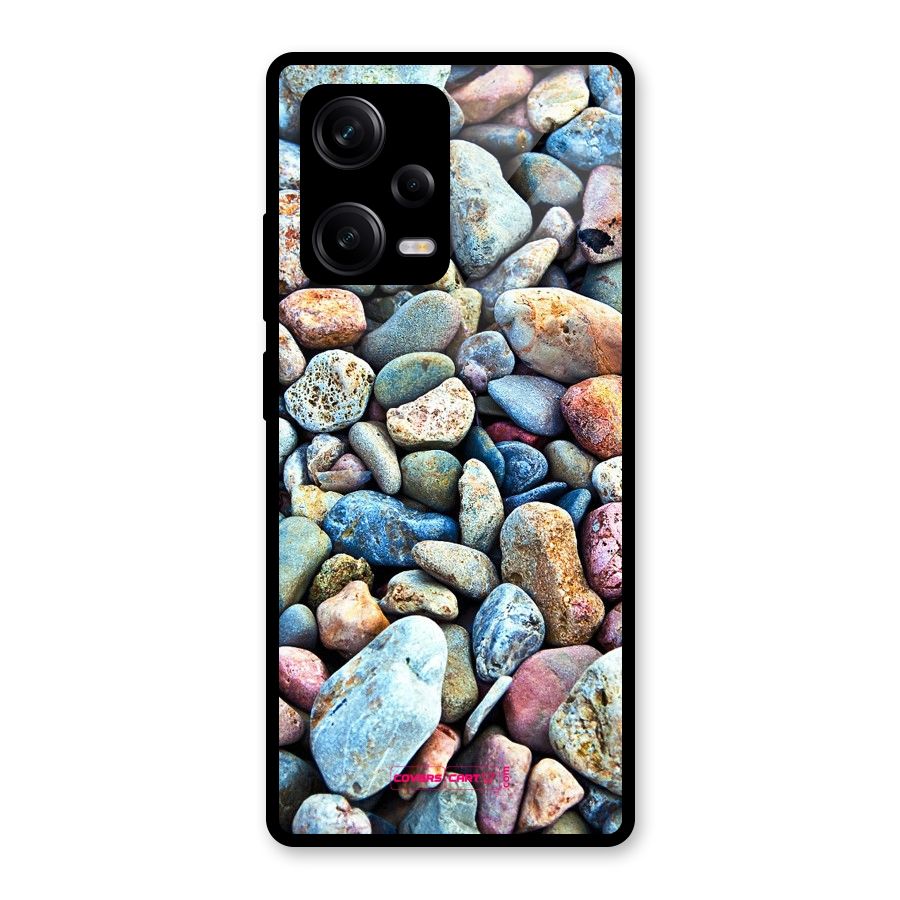 Pebbles Glass Back Case for Redmi Note 12 Pro