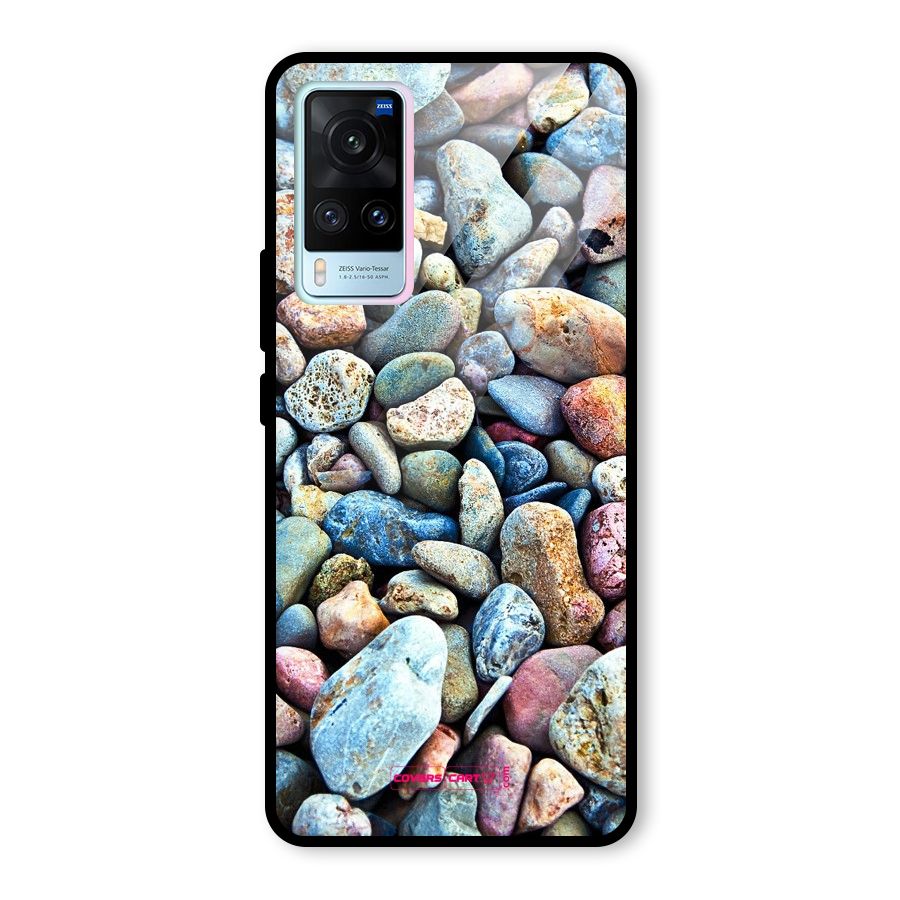 Pebbles Glass Back Case for Vivo X60