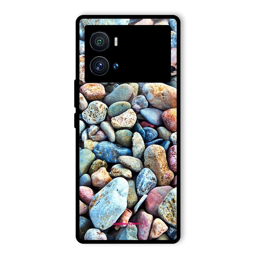 Pebbles Glass Back Case for Vivo iQOO 9 Pro