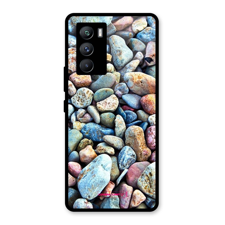 Pebbles Glass Back Case for Vivo iQOO 9 SE