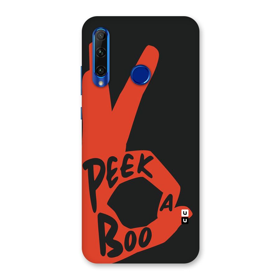 Peek-a-boo Back Case for Honor 20i