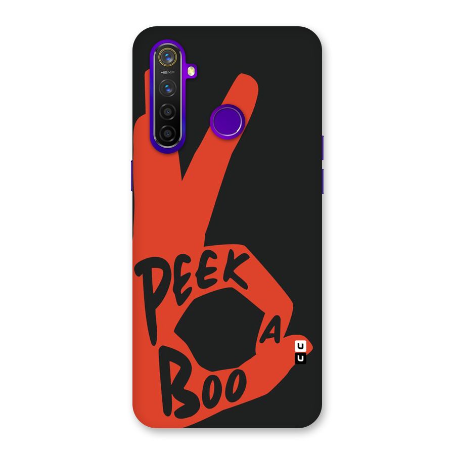 Peek-a-boo Back Case for Realme 5 Pro