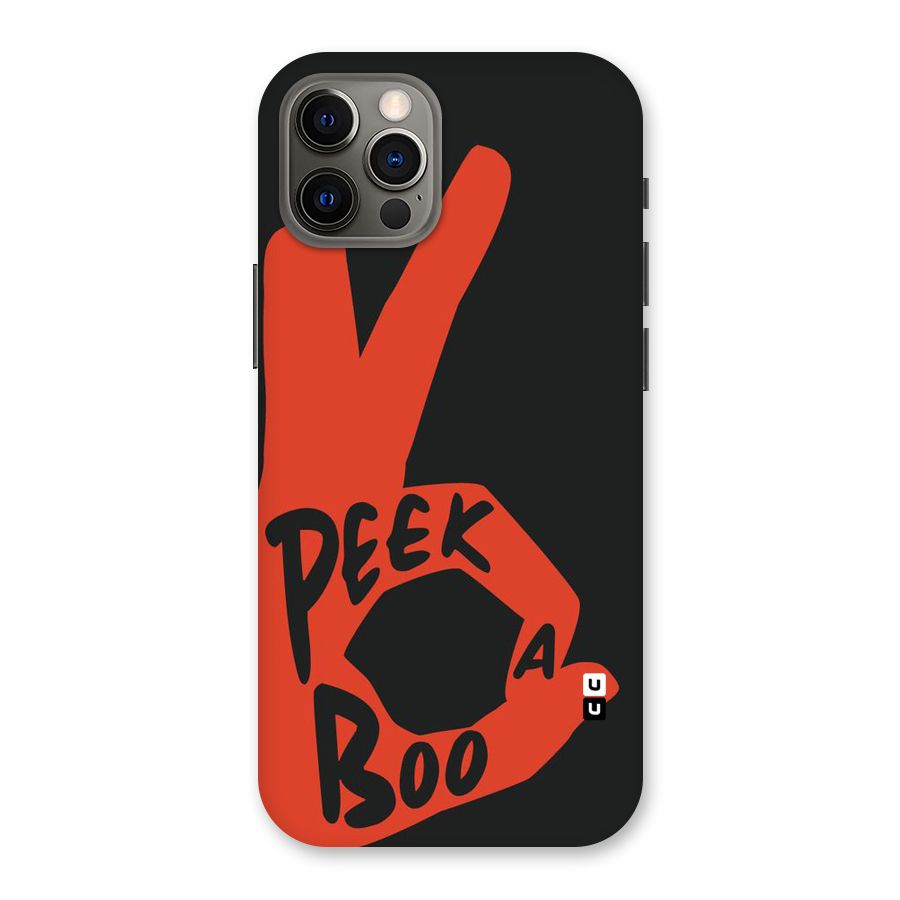 Peek-a-boo Back Case for iPhone 12 Pro