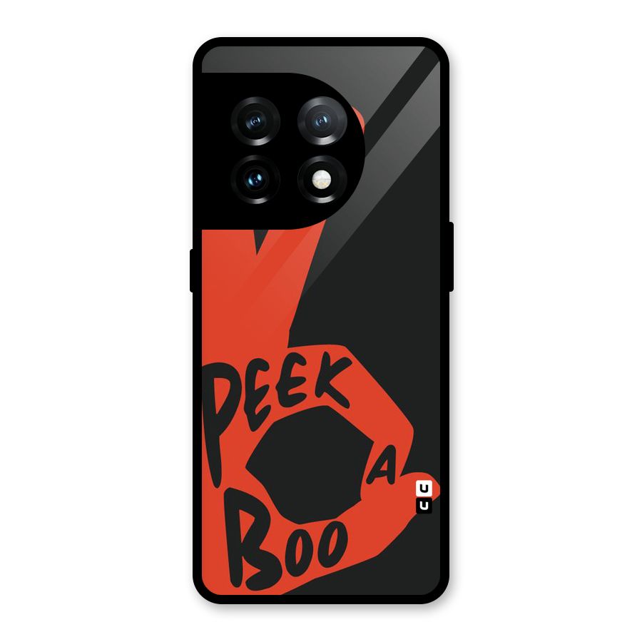 Peek-a-boo Glass Back Case for OnePlus 11