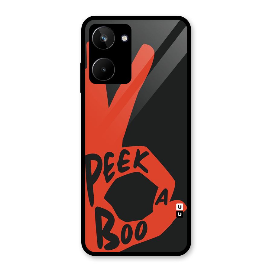 Peek-a-boo Glass Back Case for Realme 10