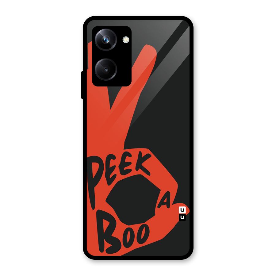 Peek-a-boo Glass Back Case for Realme 10 Pro
