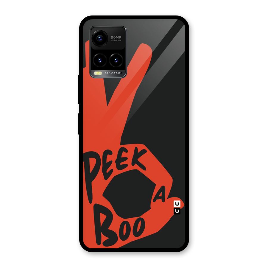 Peek-a-boo Glass Back Case for Vivo Y21T
