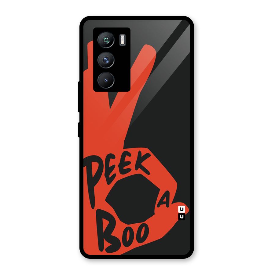 Peek-a-boo Glass Back Case for Vivo iQOO 9 SE