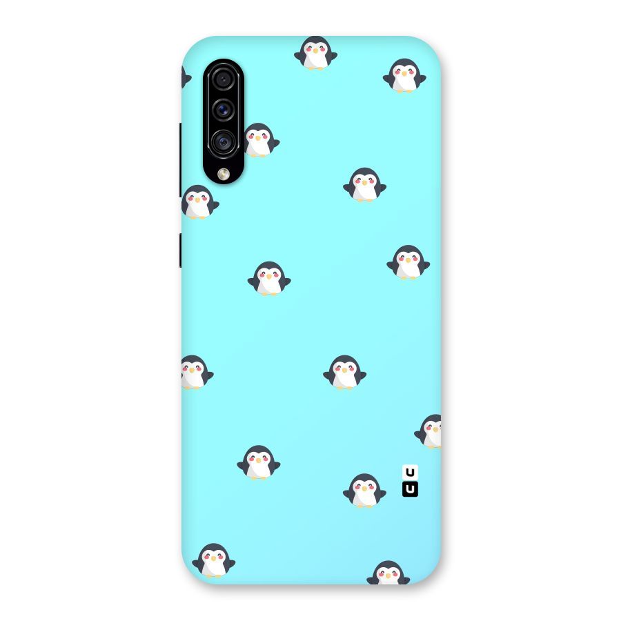 Penguins Pattern Print Back Case for Galaxy A30s