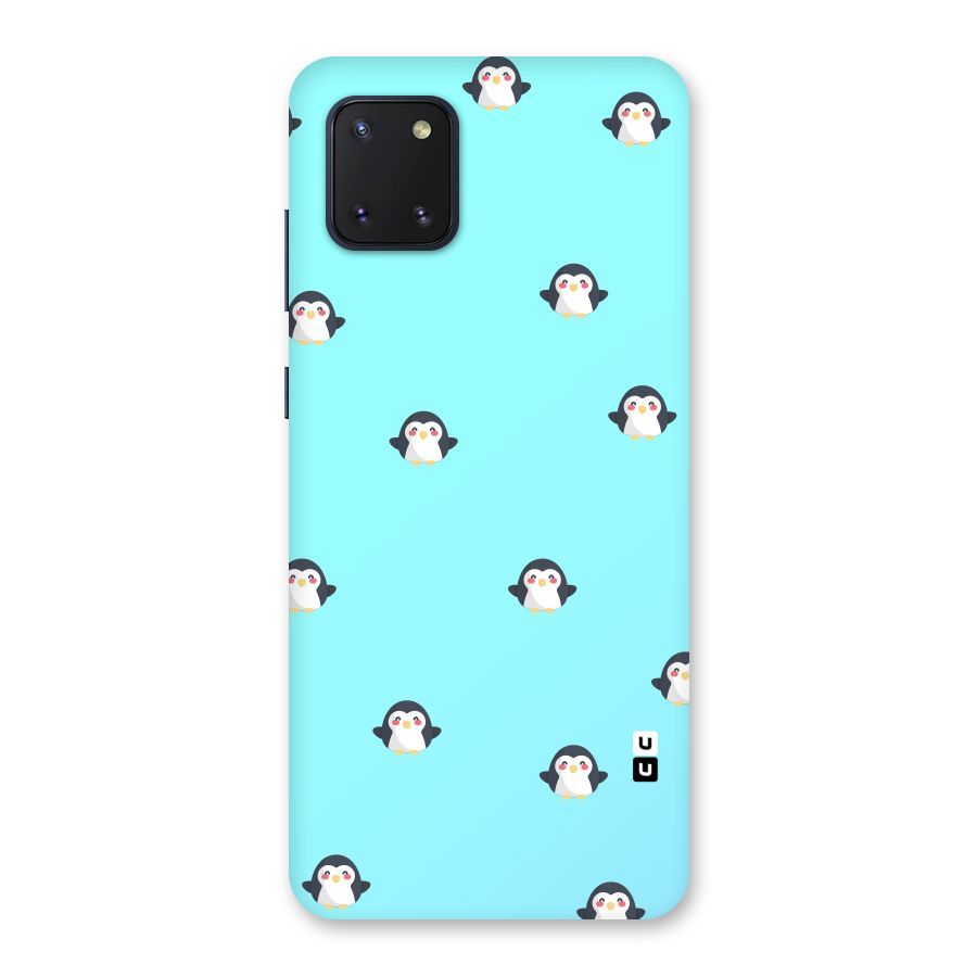 Penguins Pattern Print Back Case for Galaxy Note 10 Lite