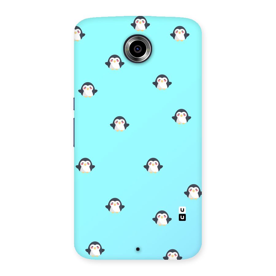 Penguins Pattern Print Back Case for Nexsus 6