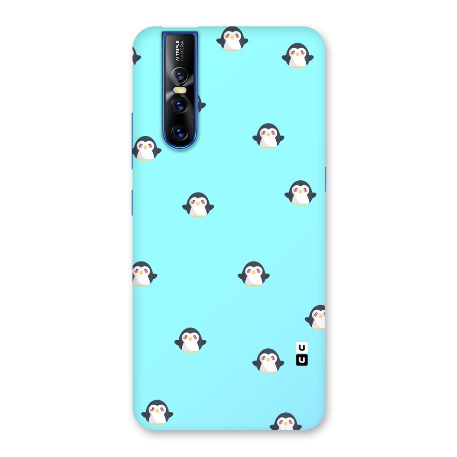 Penguins Pattern Print Back Case for Vivo V15 Pro
