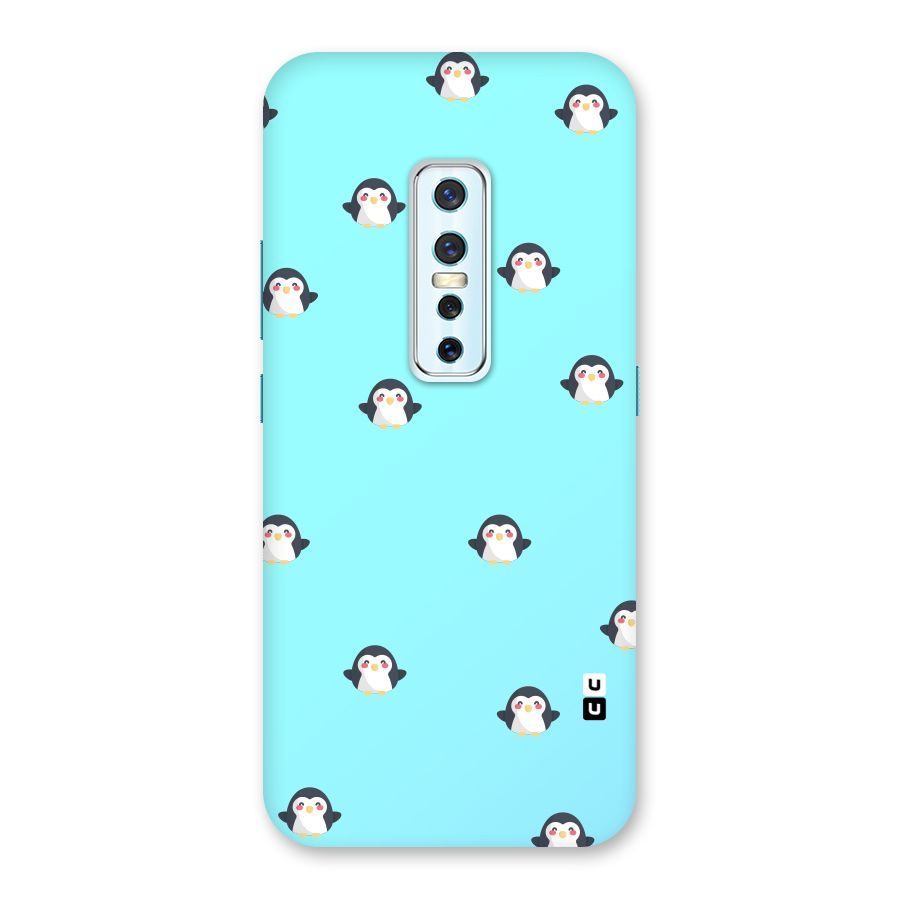 Penguins Pattern Print Back Case for Vivo V17 Pro