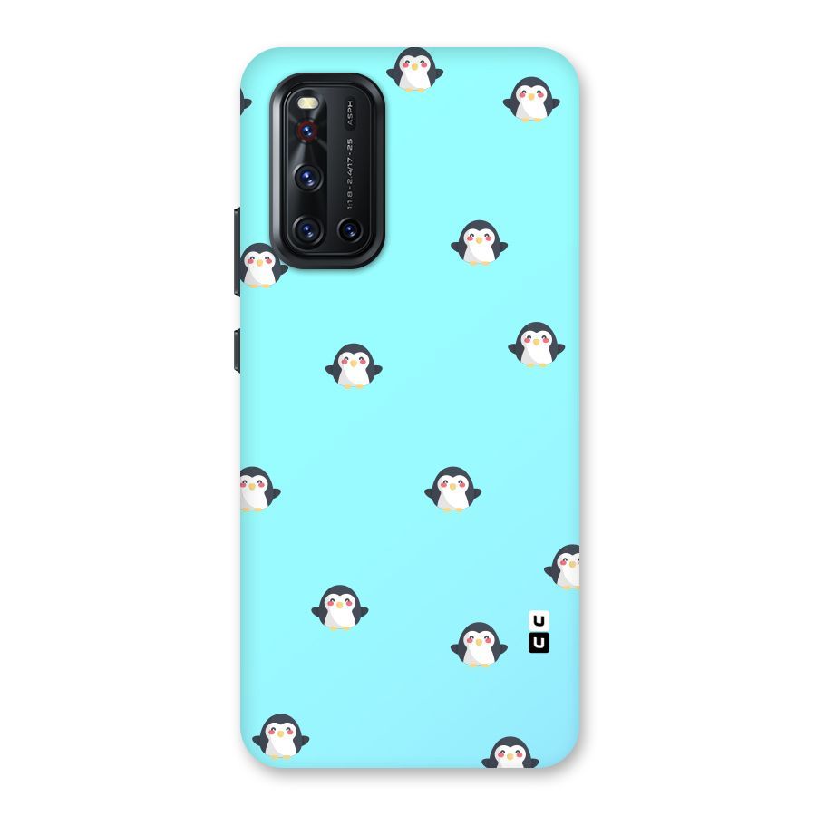 Penguins Pattern Print Back Case for Vivo V19