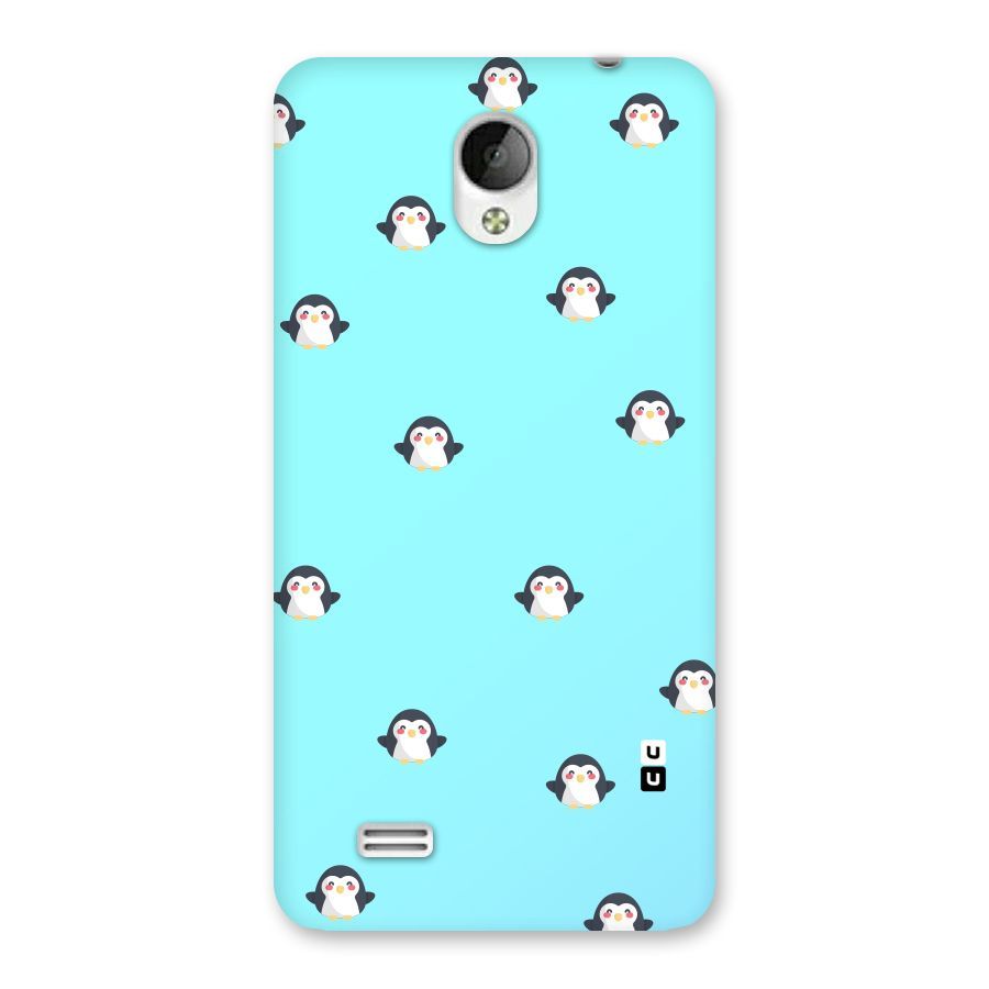 Penguins Pattern Print Back Case for Vivo Y21