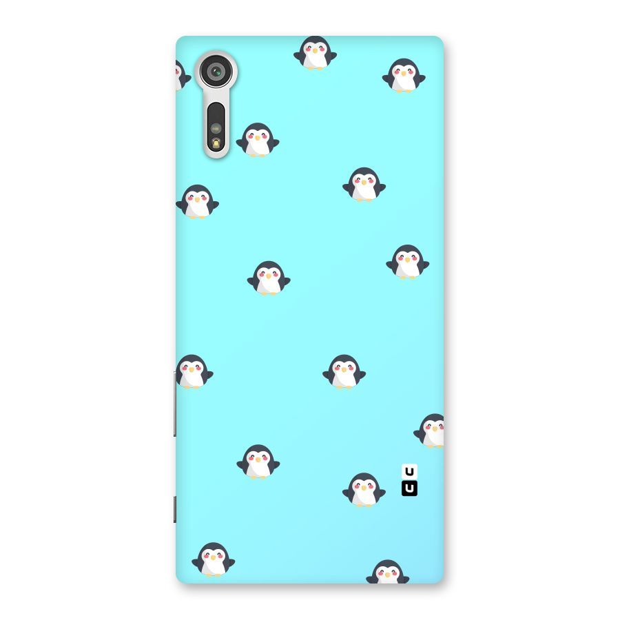 Penguins Pattern Print Back Case for Xperia XZ