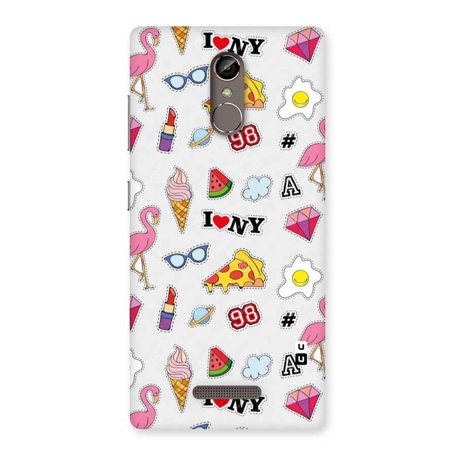 Personnel Quirk Back Case for Gionee S6s