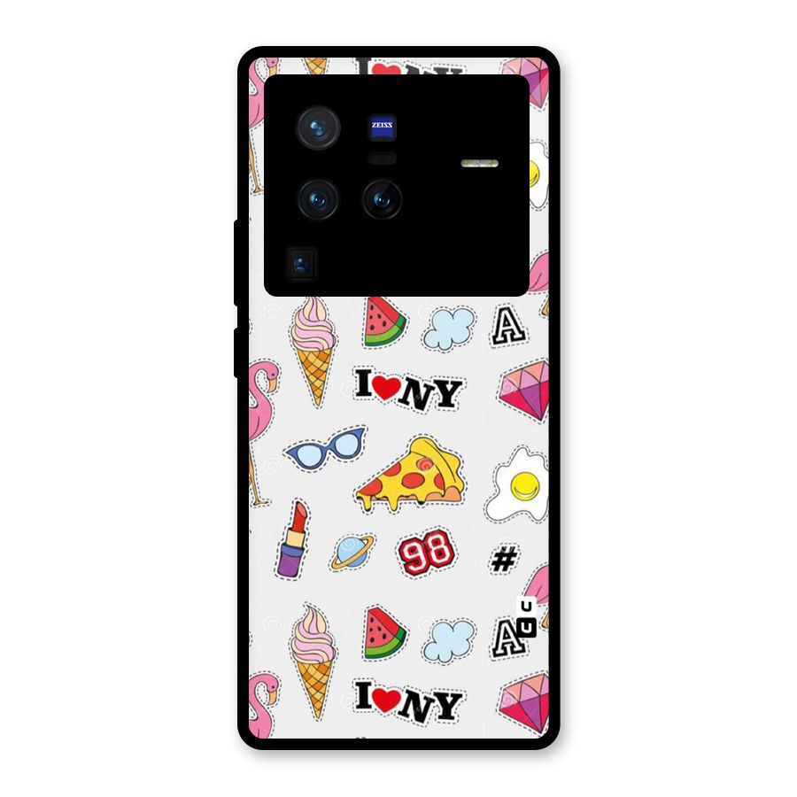 Personnel Quirk Glass Back Case for Vivo X80 Pro