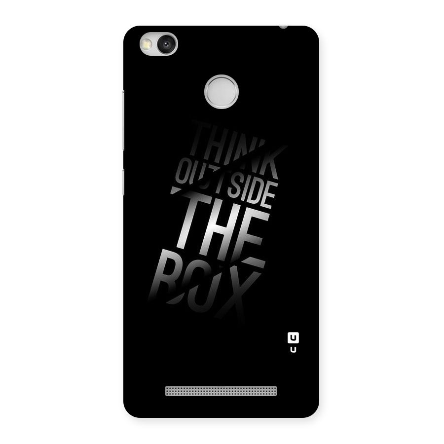 Perspective Thinking Back Case for Redmi 3S Prime