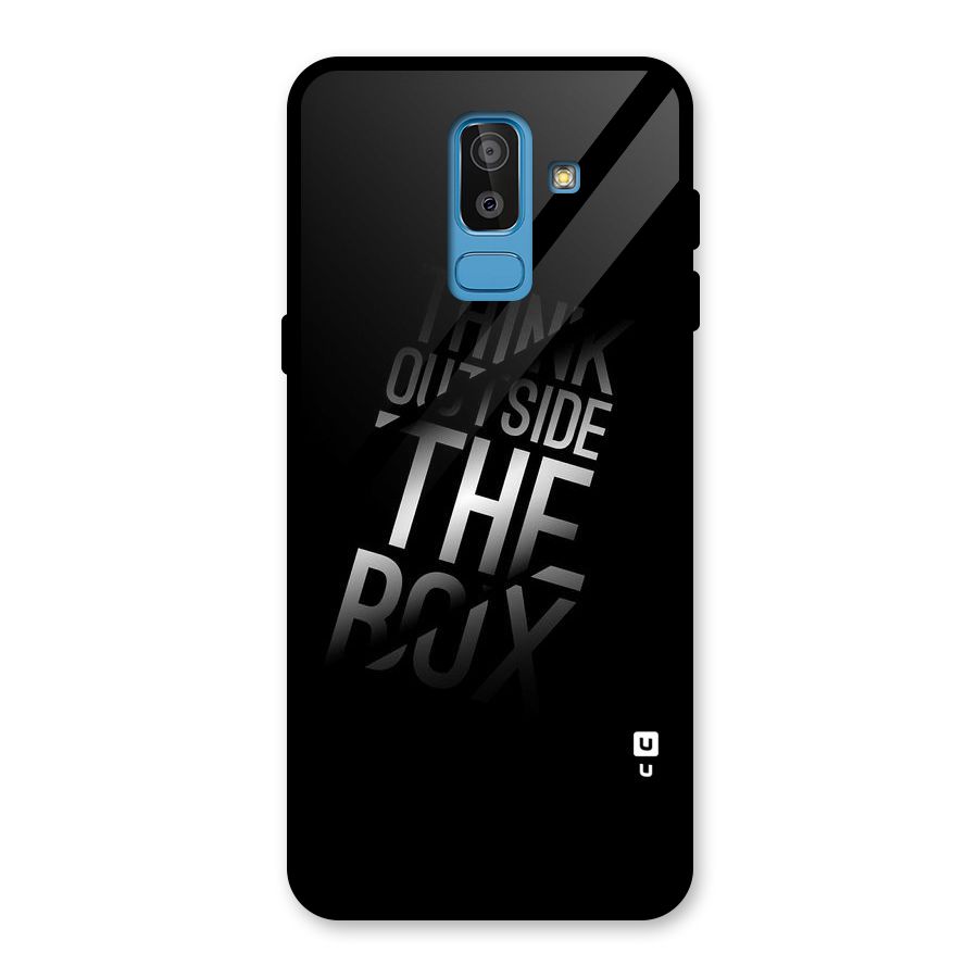 Perspective Thinking Glass Back Case for Galaxy J8