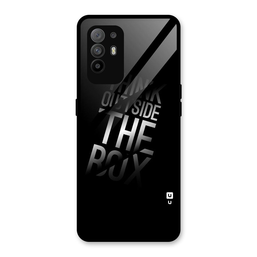 Perspective Thinking Glass Back Case for Oppo F19 Pro Plus 5G