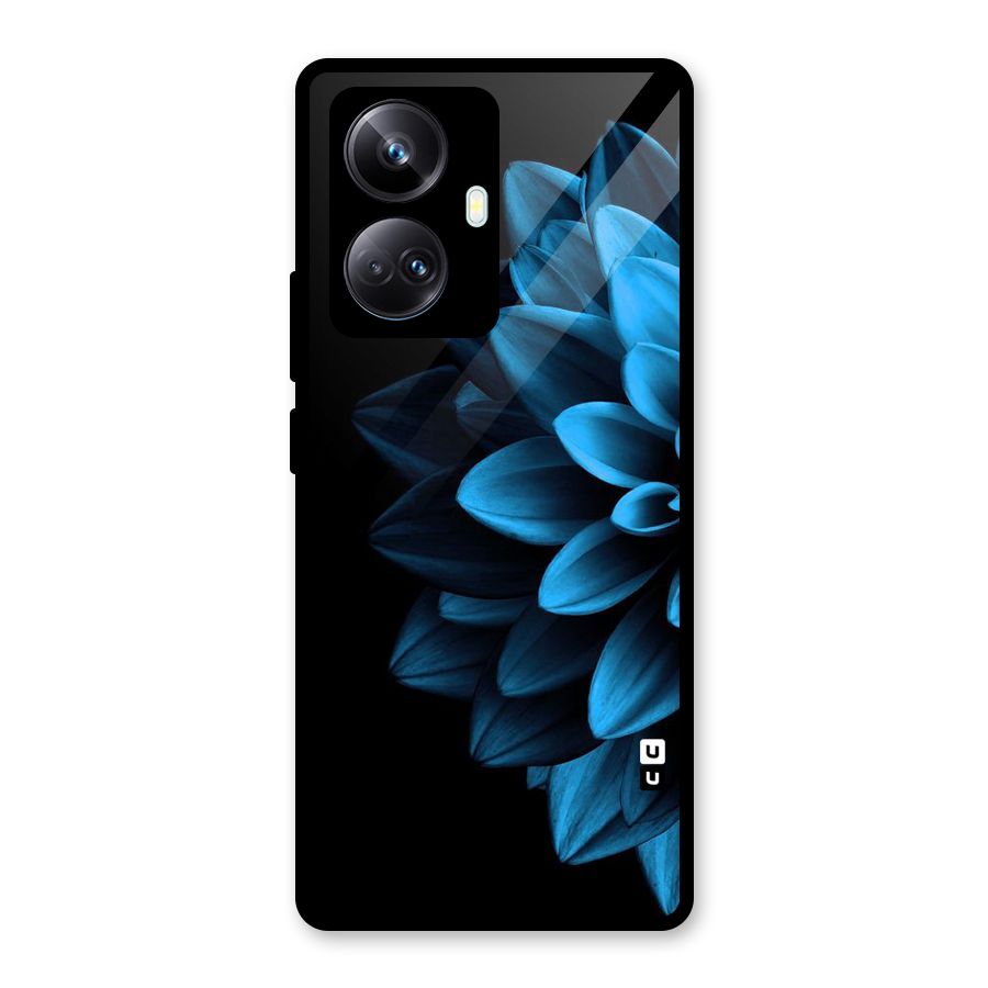Petals In Blue Glass Back Case for Realme 10 Pro Plus