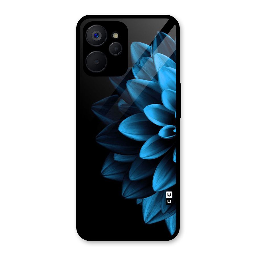 Petals In Blue Glass Back Case for Realme 9i 5G