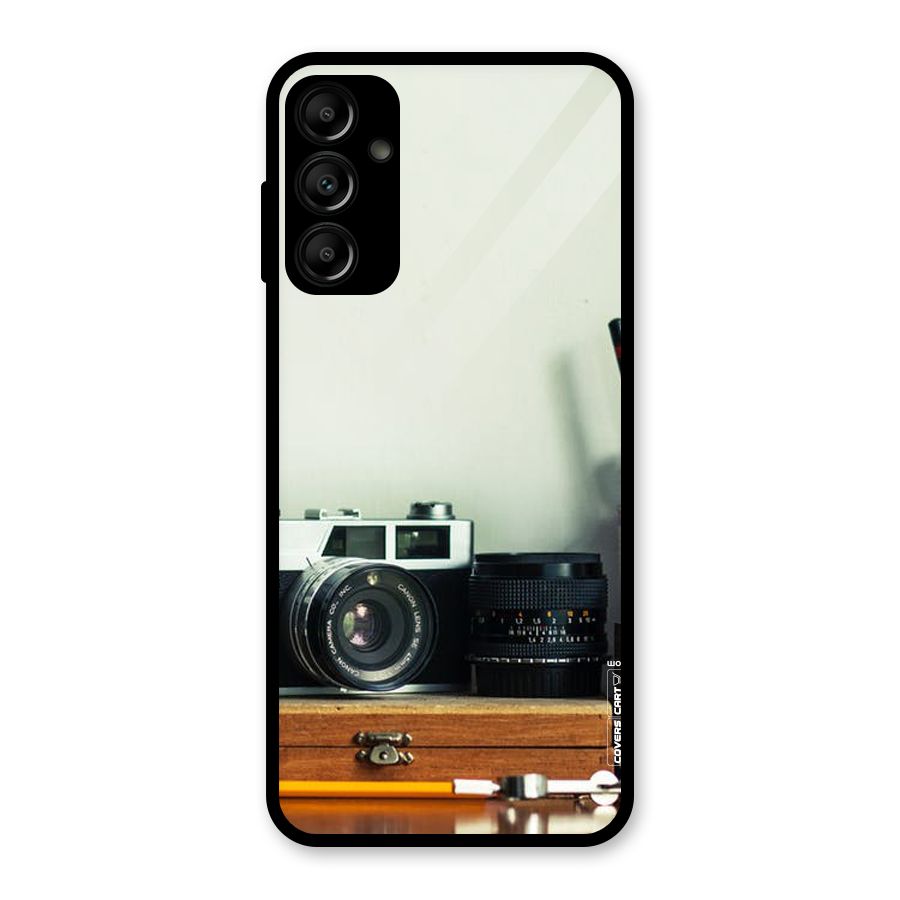 Photographer Desk Glass Back Case for Galaxy A14 5G