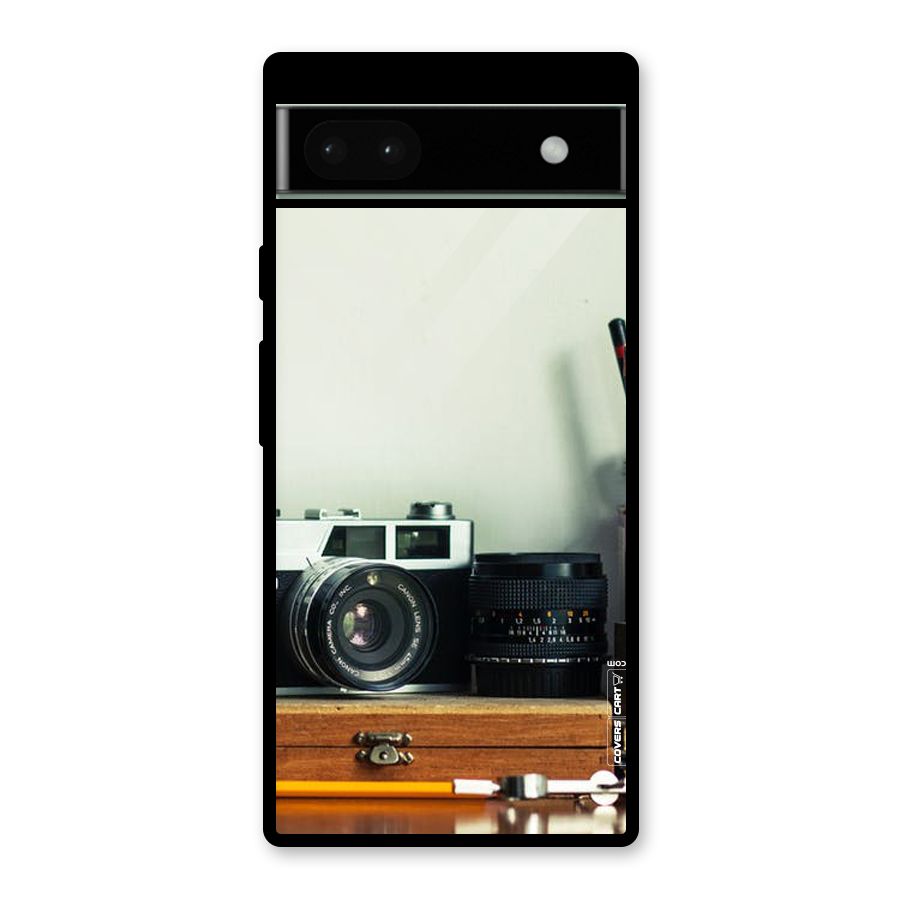Photographer Desk Glass Back Case for Google Pixel 6a