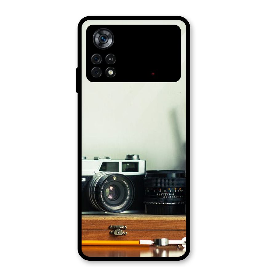 Photographer Desk Glass Back Case for Poco X4 Pro 5G