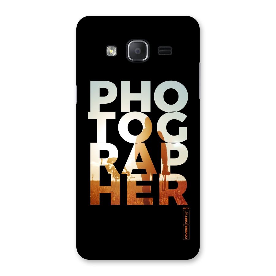 Photographer Typography Back Case for Galaxy On7 2015