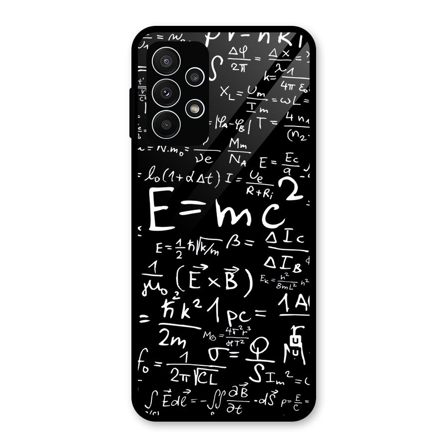 Physics Equation Glass Back Case for Galaxy A23
