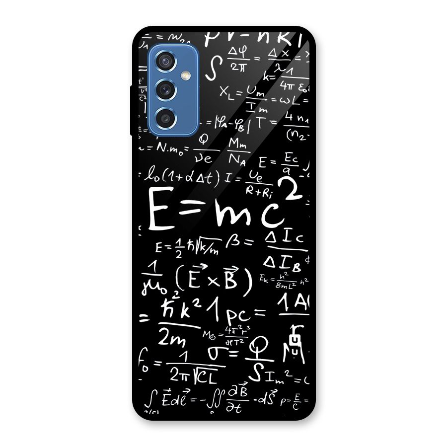Physics Equation Glass Back Case for Galaxy M52 5G