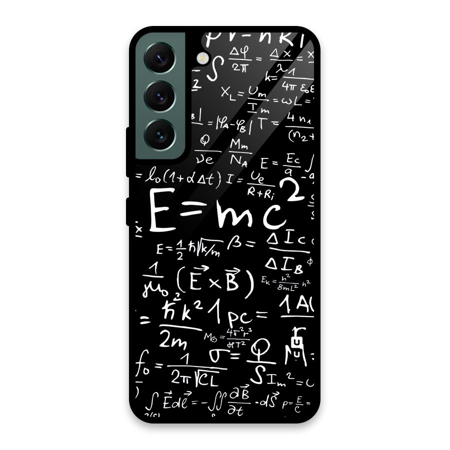 Physics Equation Glass Back Case for Galaxy S22 5G