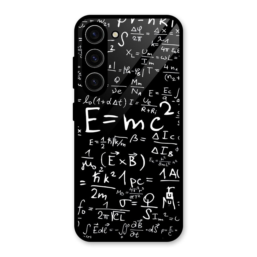 Physics Equation Glass Back Case for Galaxy S23