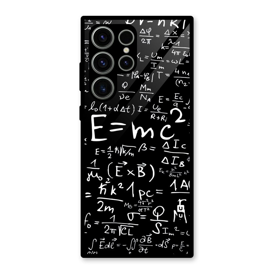 Physics Equation Glass Back Case for Galaxy S23 Ultra