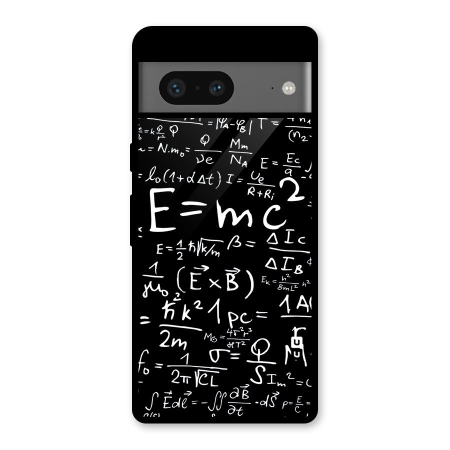Physics Equation Glass Back Case for Google Pixel 7