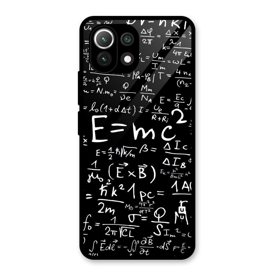 Physics Equation Glass Back Case for Mi 11 Lite NE 5G