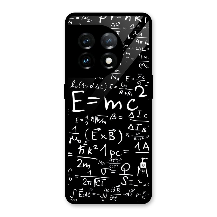Physics Equation Glass Back Case for OnePlus 11