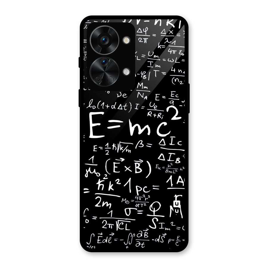 Physics Equation Glass Back Case for OnePlus Nord 2T