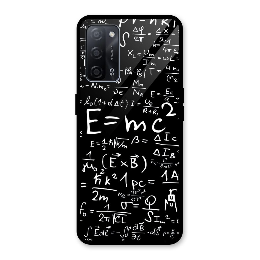 Physics Equation Glass Back Case for Oppo A53s 5G