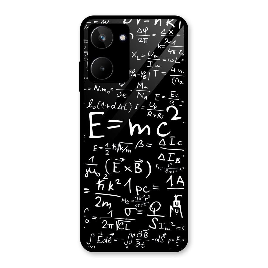 Physics Equation Glass Back Case for Realme 10