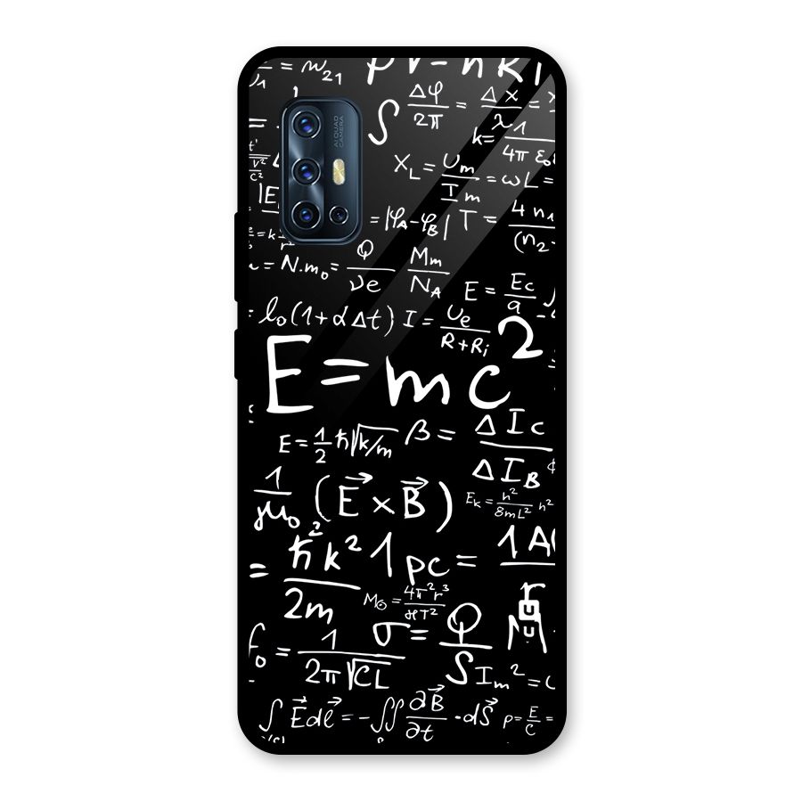 Physics Equation Glass Back Case for Vivo V17