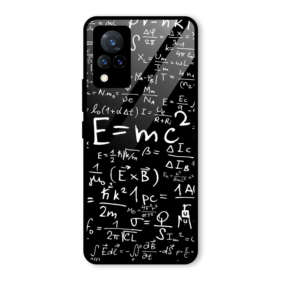 Physics Equation Glass Back Case for Vivo V21 5G