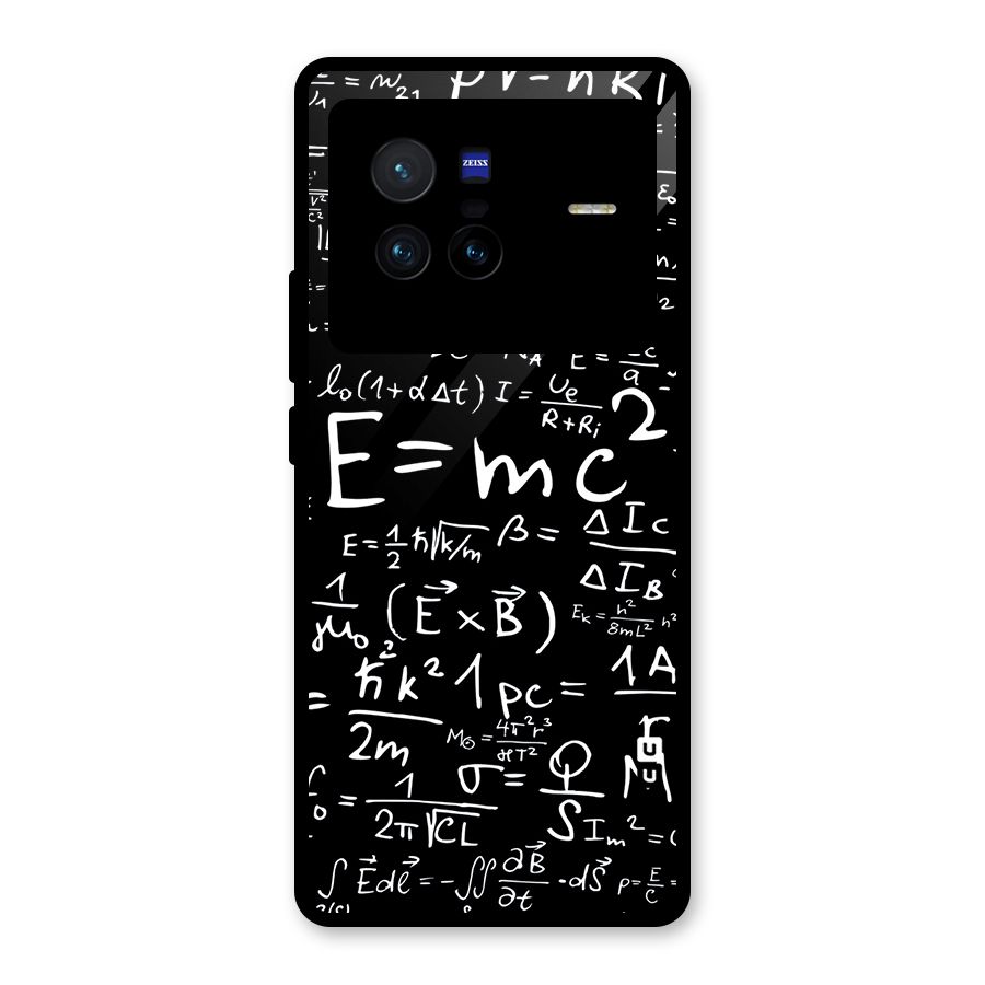 Physics Equation Glass Back Case for Vivo X80