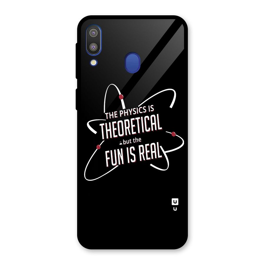 Physics Theoretical Fun Real Glass Back Case for Galaxy M20
