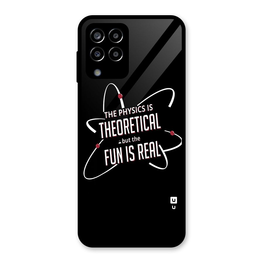 Physics Theoretical Fun Real Glass Back Case for Galaxy M33