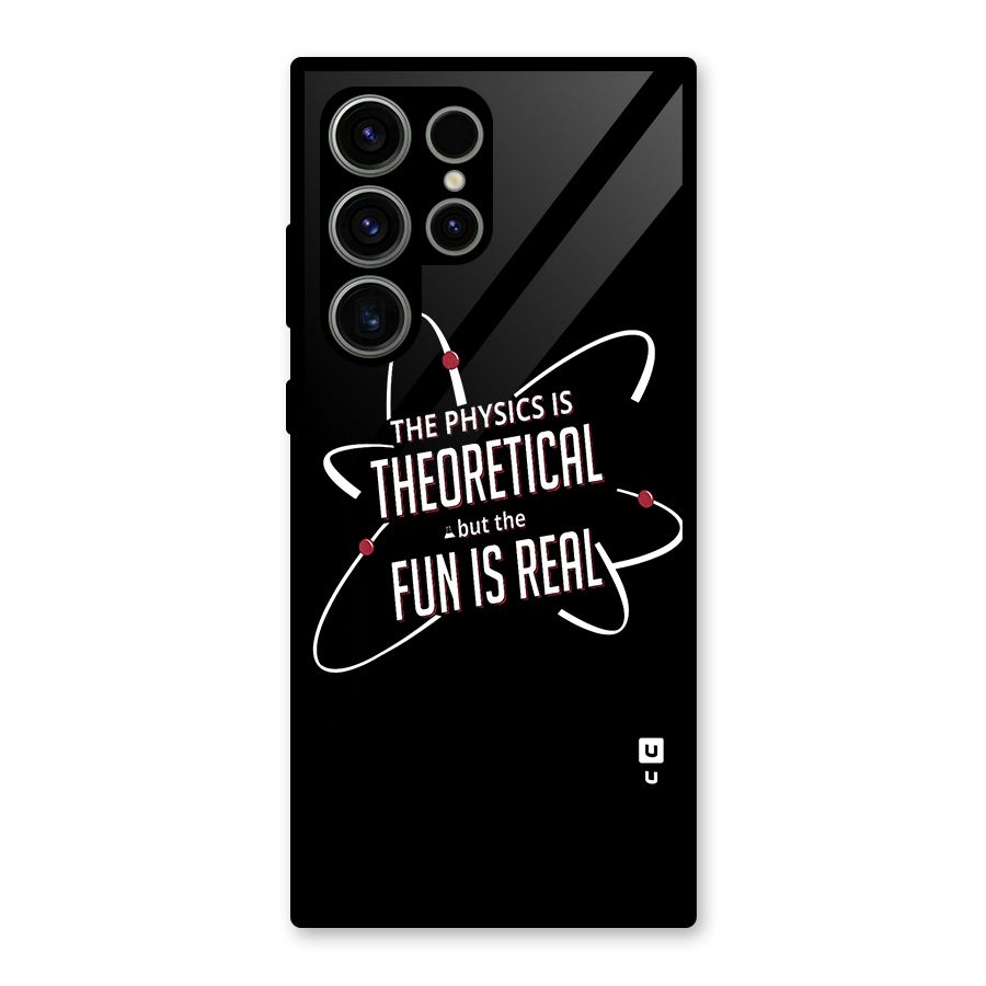 Physics Theoretical Fun Real Glass Back Case for Galaxy S23 Ultra